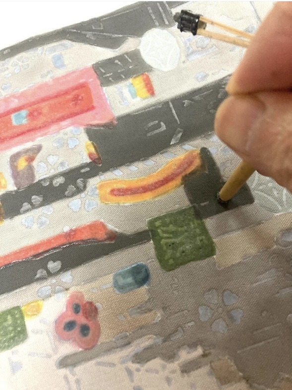 紅型制作工程